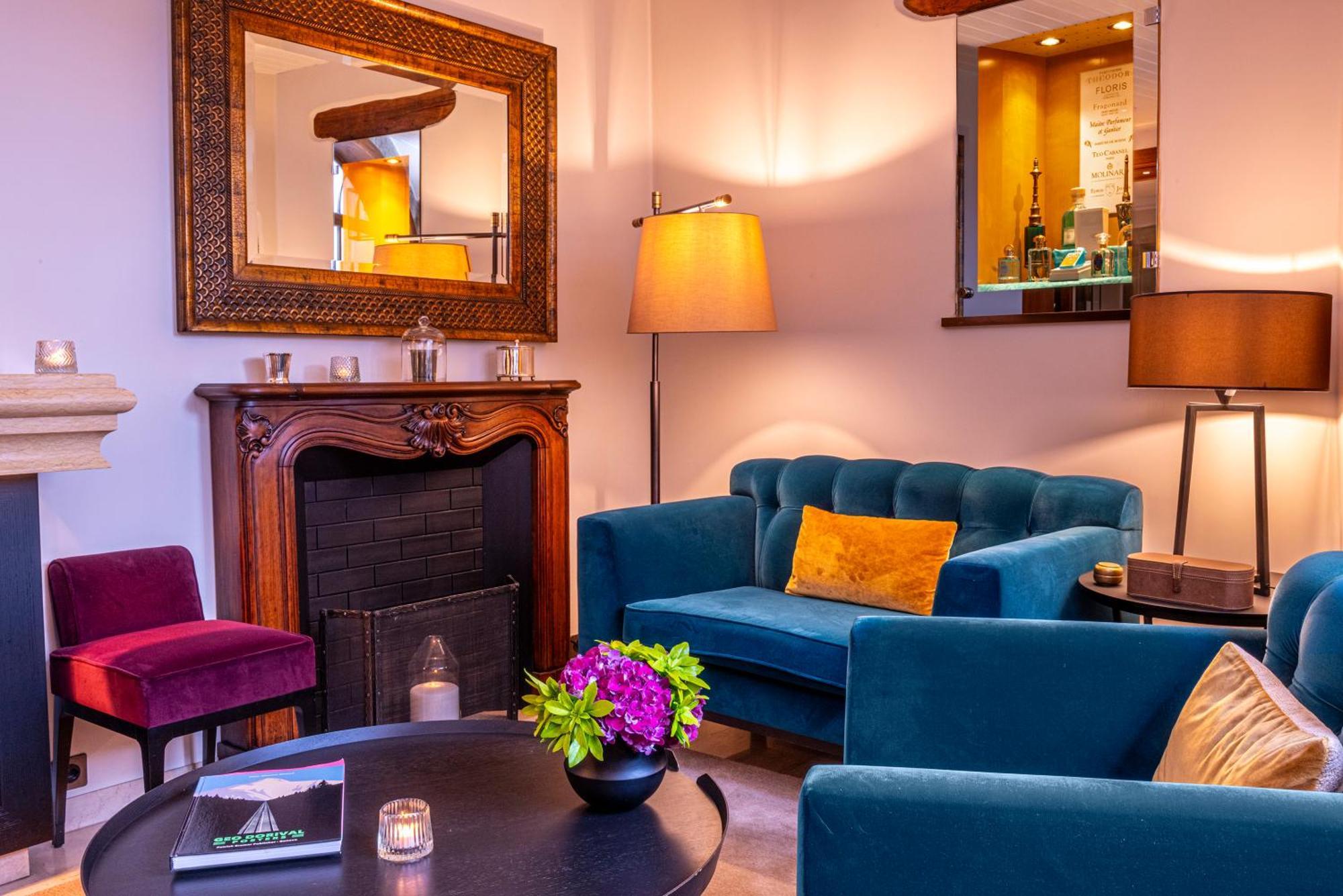 Hotel Les Armures Женева Екстер'єр фото The lounge at the hotel